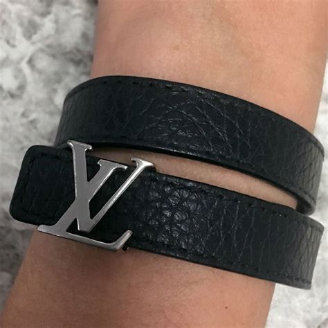 mens louis vuitton wrap bracelet|Louis Vuitton bracelet men black.